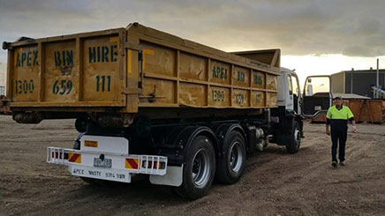 Skip Hire Truck in Melton